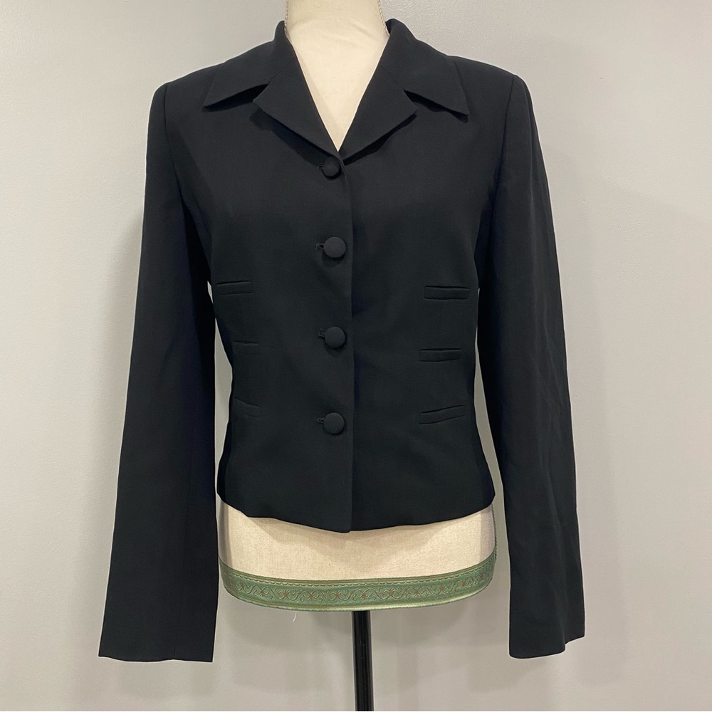 BANANA REPUBLIC 2 Italian Wool Single Breasted Blazer Office Siren Corp Core